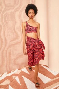 ULLA JOHNSON Paz Coverup - Wild Rose