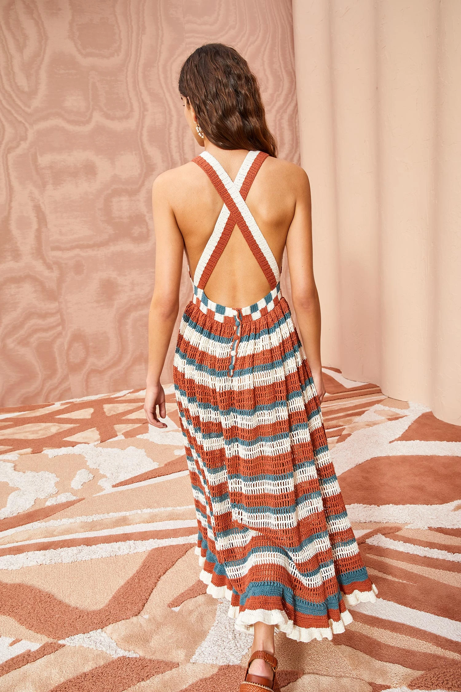 ULLA JOHNSON Paz Dress - Canyon 4 ULLA JOHNSON Paz Dress - Canyon - Image 4