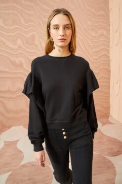 ULLA JOHNSON Pilar Pullover - Noir