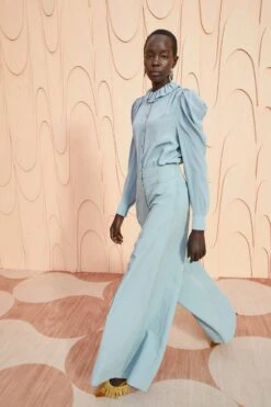 ULLA JOHNSON Polina Pant - Agave 8 ULLA JOHNSON Polina Pant - Agave -Olivia Fashion Shop ULLA JOHNSON Polina Pant AGAVE 0104