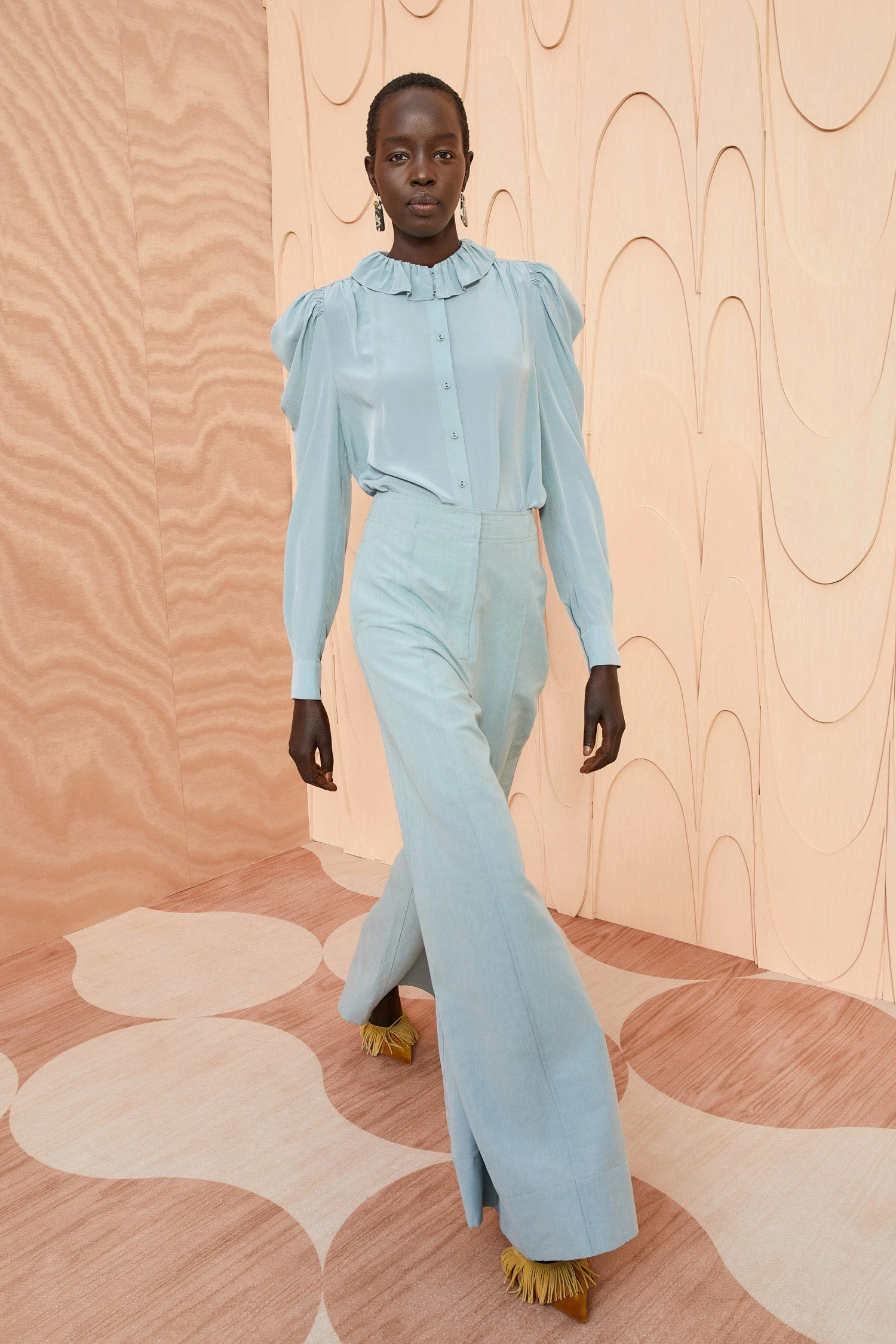 ULLA JOHNSON Polina Pant - Agave 1 ULLA JOHNSON Polina Pant - Agave