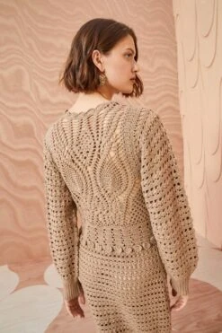 ULLA JOHNSON Prisha Dress - Flax -Olivia Fashion Shop ULLA JOHNSON Prisha Dress FLAX 0044