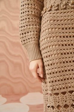 ULLA JOHNSON Prisha Dress - Flax -Olivia Fashion Shop ULLA JOHNSON Prisha Dress FLAX 0129