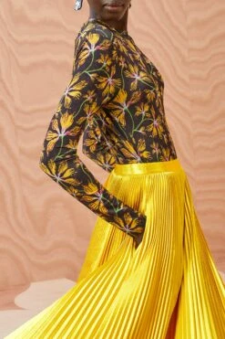 ULLA JOHNSON Rami Skirt - Sunsprite -Olivia Fashion Shop ULLA JOHNSON Rami Skirt SUNSPRITE 05