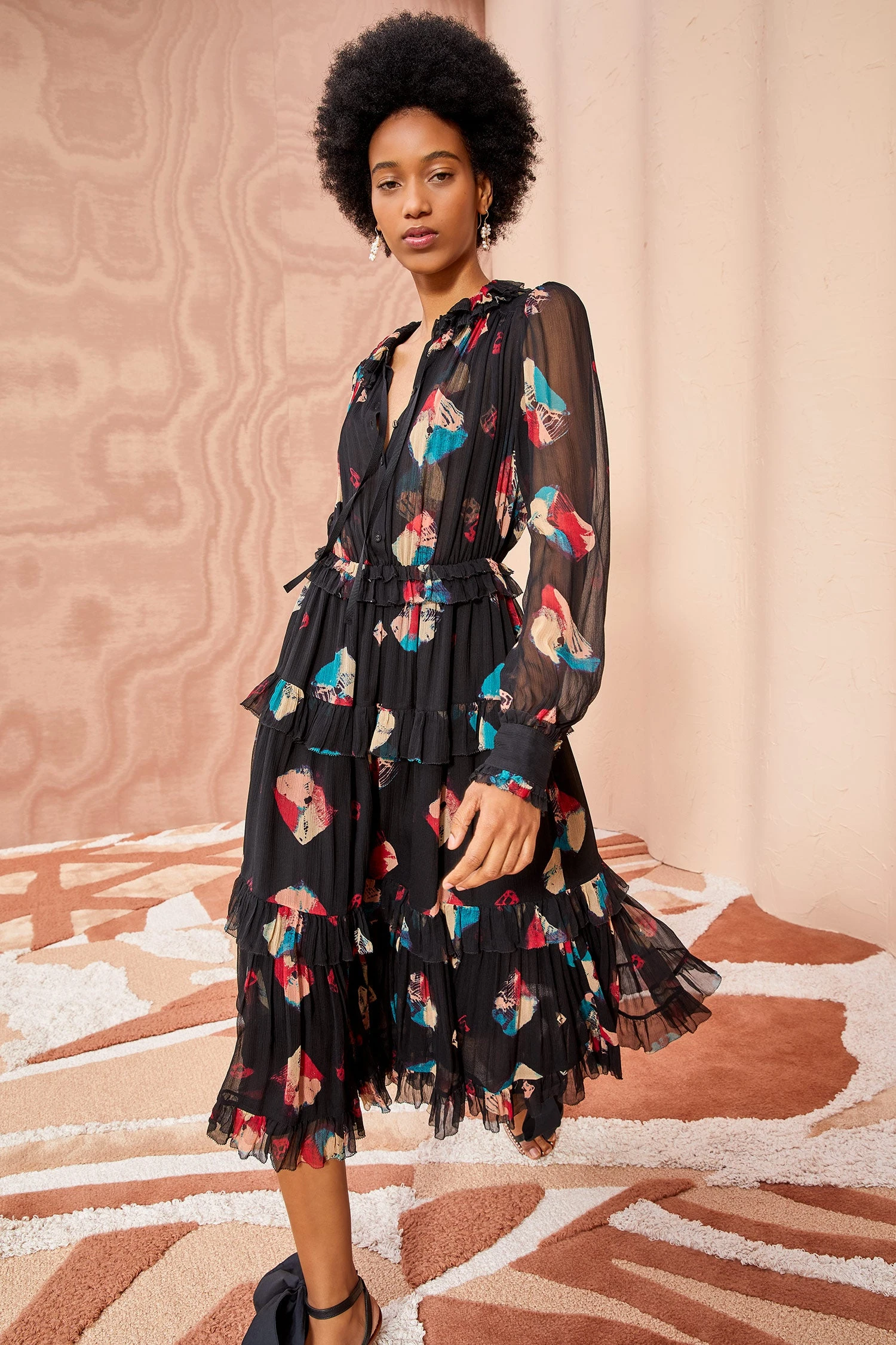 ULLA JOHNSON Reina Dress - Nocturne 1 ULLA JOHNSON Reina Dress - Nocturne