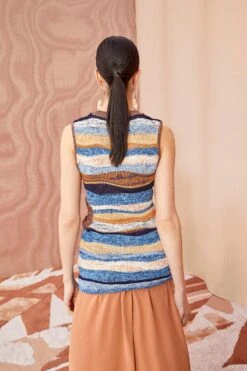 ULLA JOHNSON Robbie Top - Aegean -Olivia Fashion Shop ULLA JOHNSON Robbie Top AEGEAN 03