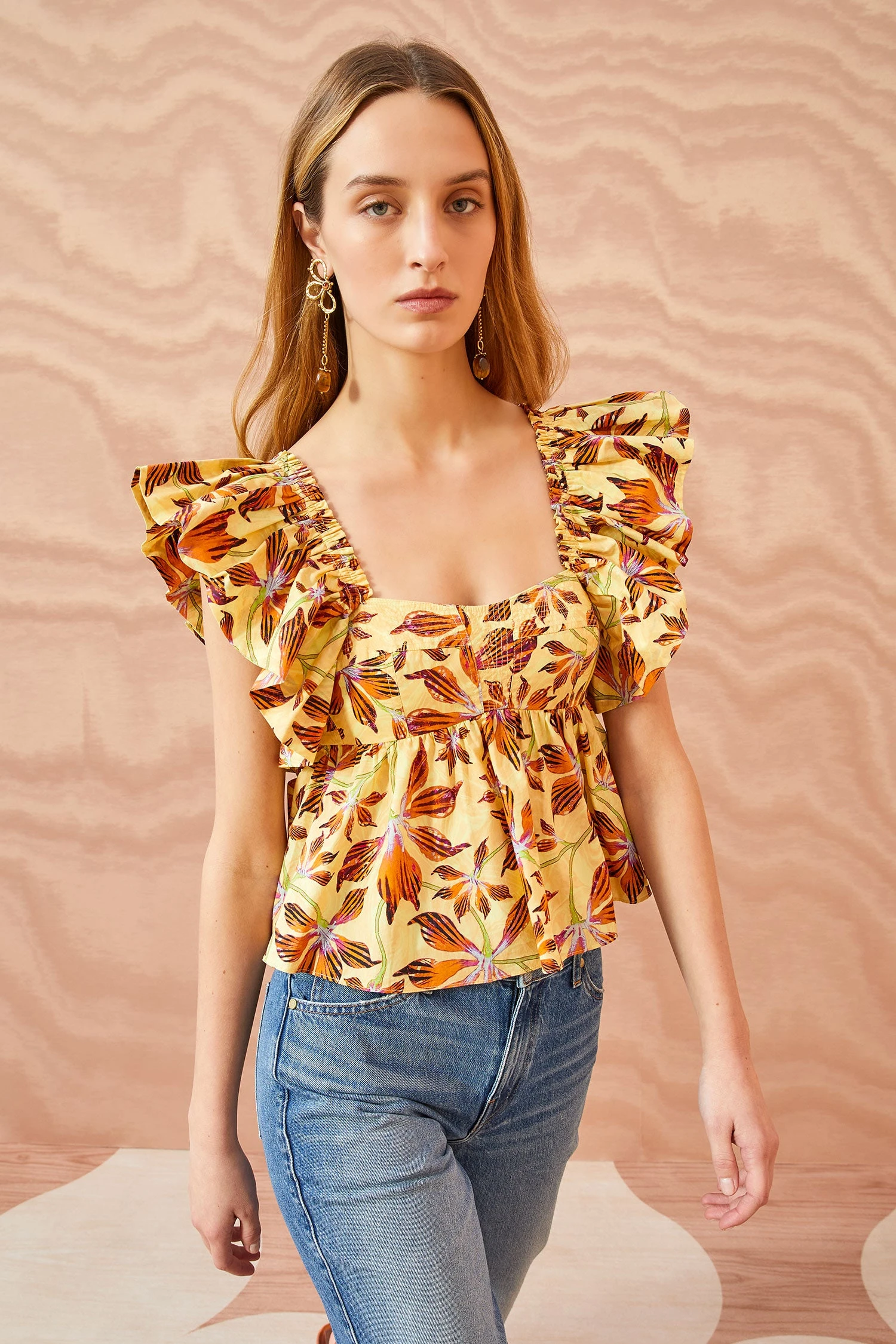 ULLA JOHNSON Romi Top - Lotus 1 ULLA JOHNSON Romi Top - Lotus