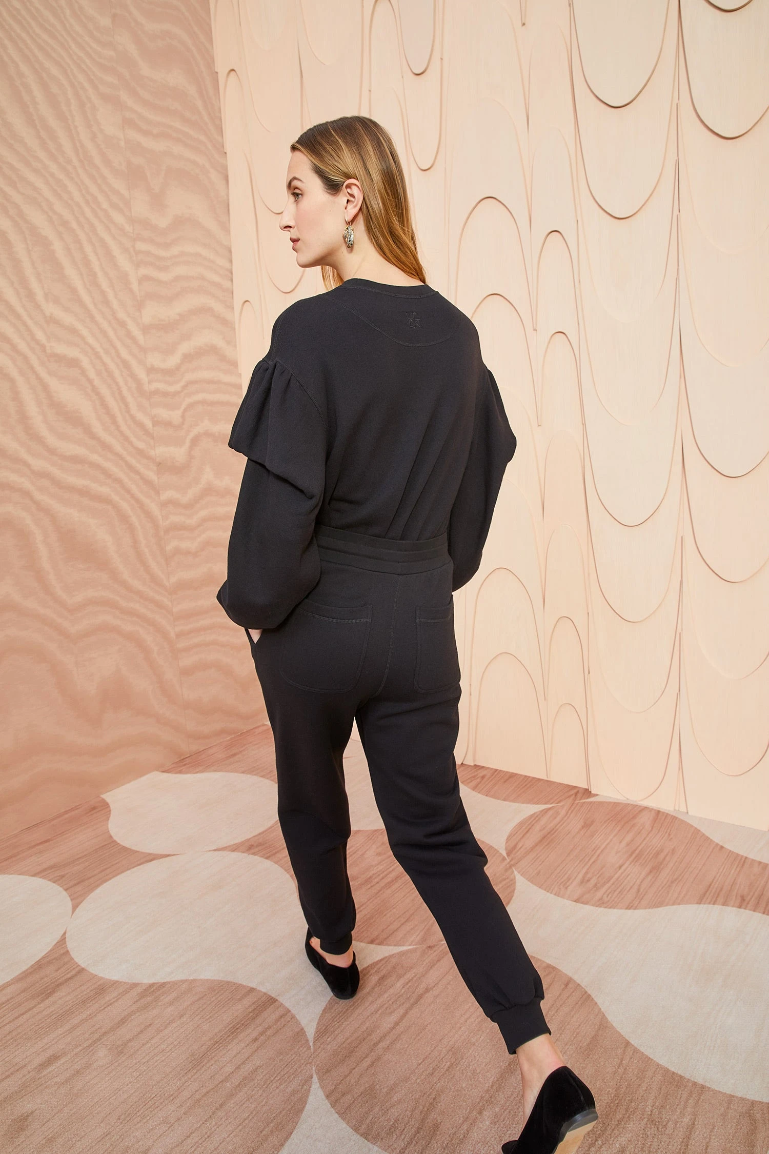 ULLA JOHNSON Rory Pant - Noir 4 ULLA JOHNSON Rory Pant - Noir - Image 4