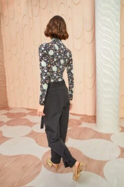 ULLA JOHNSON Sabina Pant - Noir -Olivia Fashion Shop ULLA JOHNSON Sabina Pant NOIR 0122