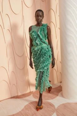 ULLA JOHNSON Sarafina Skirt - Jade 9 ULLA JOHNSON Sarafina Skirt - Jade -Olivia Fashion Shop ULLA JOHNSON Sarafina Skirt JADE 01 MAIN