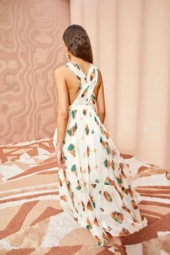 ULLA JOHNSON Sarai Dress - Aurora -Olivia Fashion Shop ULLA JOHNSON Sarai Dress AURORA 04