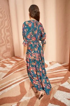 ULLA JOHNSON Selena Coverup - Delphinium 7 ULLA JOHNSON Selena Coverup - Delphinium -Olivia Fashion Shop ULLA JOHNSON Selena Coverup DELPHINIUM 0157