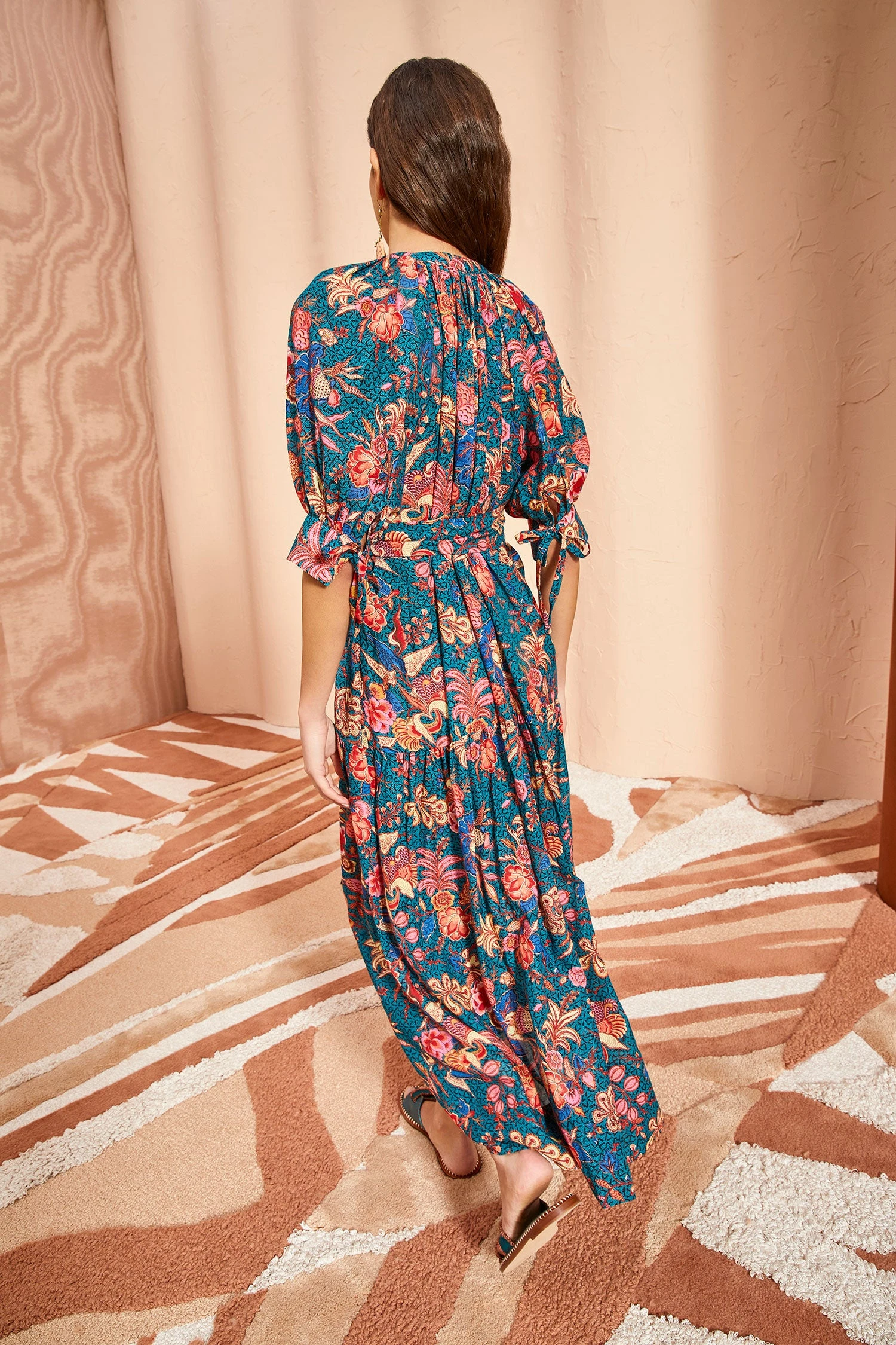 ULLA JOHNSON Selena Coverup - Delphinium 4 ULLA JOHNSON Selena Coverup - Delphinium - Image 4