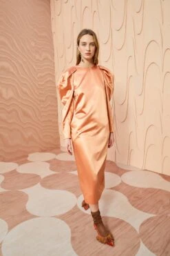 ULLA JOHNSON Silvana Dress - Copper -Olivia Fashion Shop ULLA JOHNSON Silvana Dress COPPER 0038