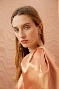 ULLA JOHNSON Silvana Dress - Copper -Olivia Fashion Shop ULLA JOHNSON Silvana Dress COPPER 0192