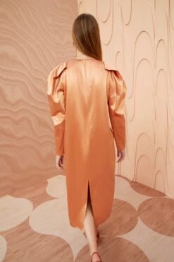 ULLA JOHNSON Silvana Dress - Copper -Olivia Fashion Shop ULLA JOHNSON Silvana Dress COPPER 0197