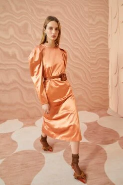 ULLA JOHNSON Silvana Dress - Copper