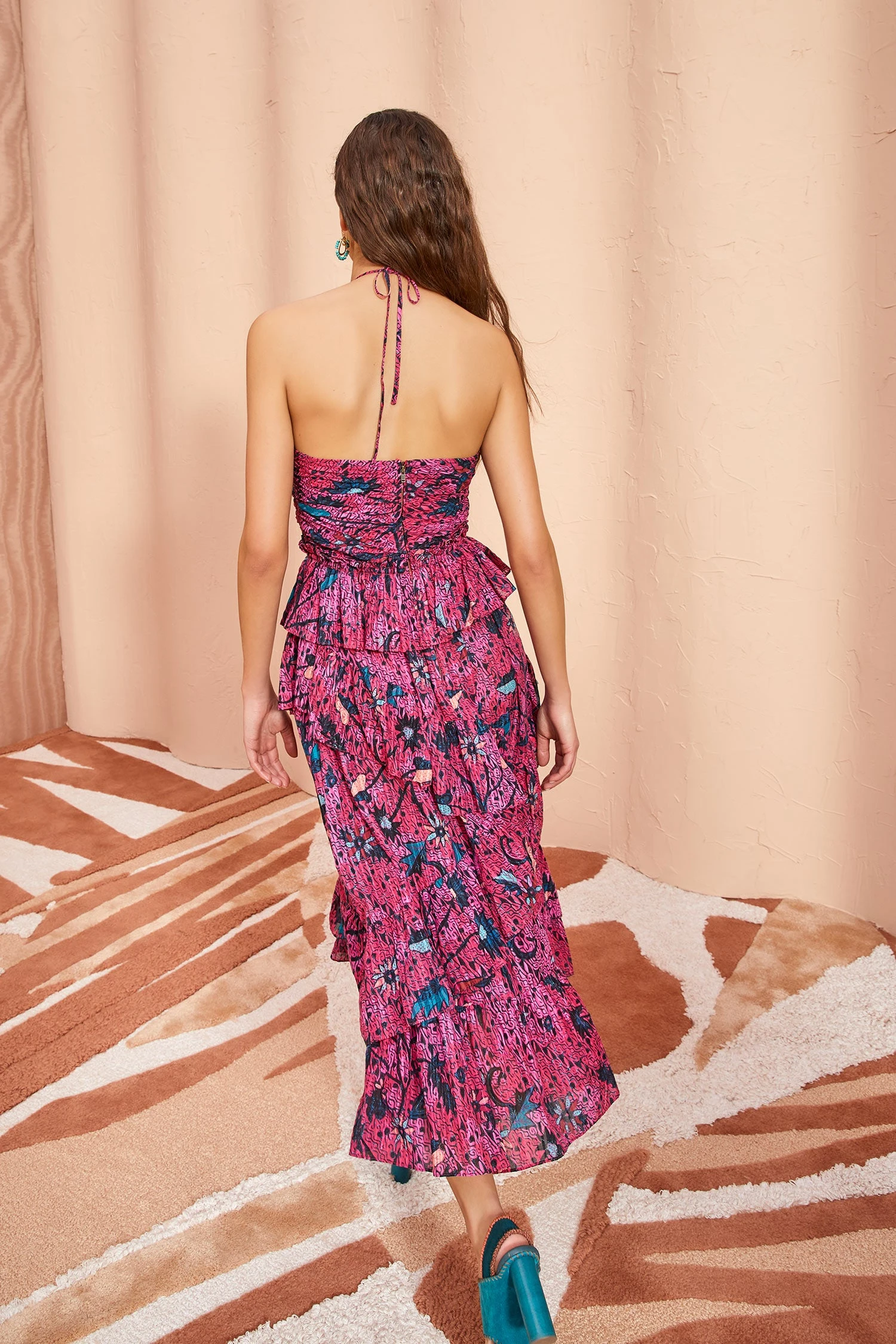 ULLA JOHNSON Simona Dress - Snapdragon 4 ULLA JOHNSON Simona Dress - Snapdragon - Image 4