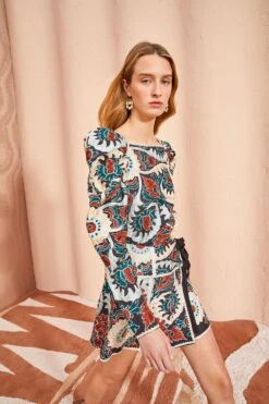 ULLA JOHNSON Siya Blouse - Lapis -Olivia Fashion Shop ULLA JOHNSON Siya Blouse LAPIS 0146