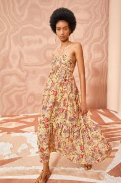 ULLA JOHNSON Siya Coverup - Calla Lily 7 ULLA JOHNSON Siya Coverup - Calla Lily -Olivia Fashion Shop ULLA JOHNSON Siya Coverup CALLA LILY 03