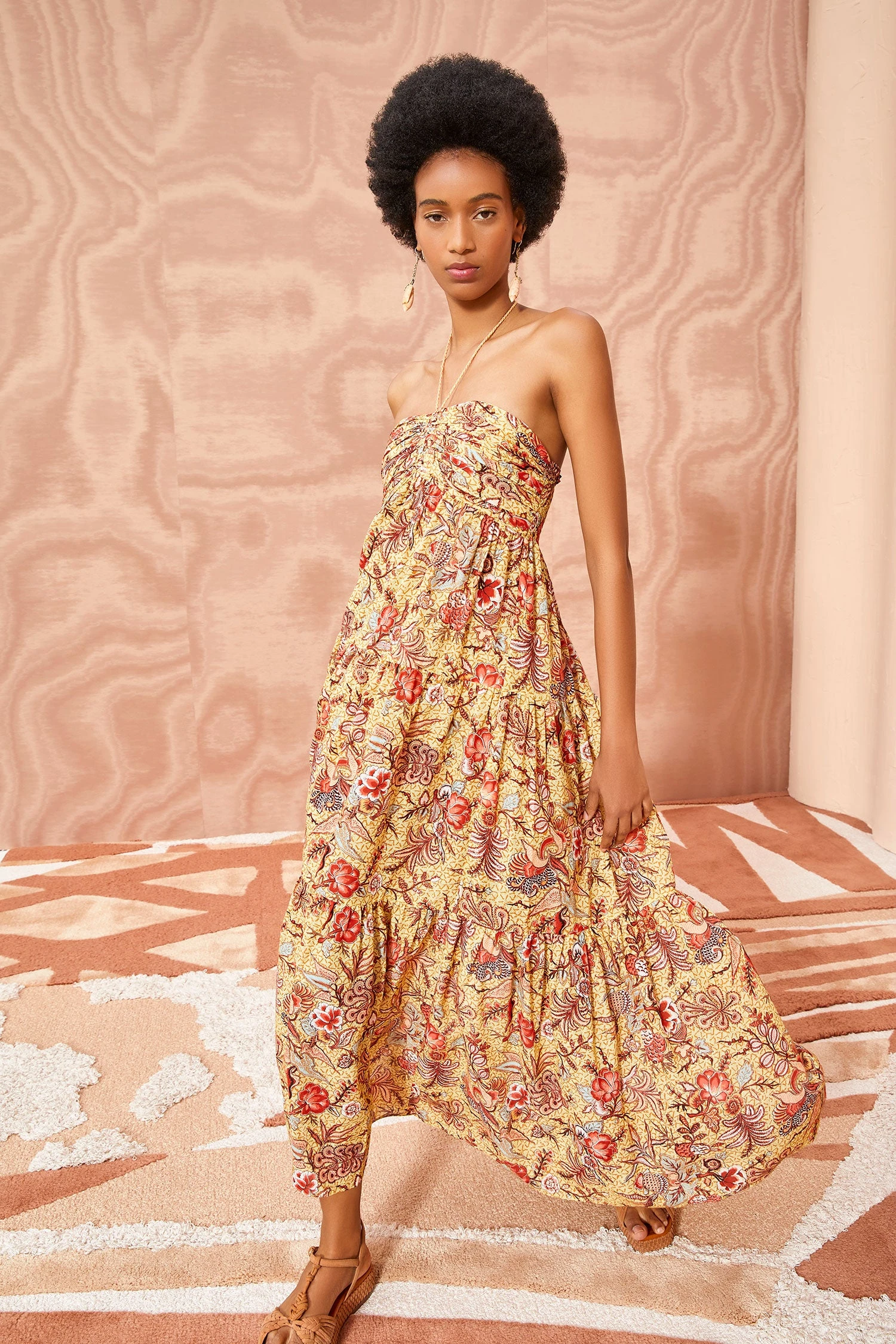 ULLA JOHNSON Siya Coverup - Calla Lily 3 ULLA JOHNSON Siya Coverup - Calla Lily - Image 3