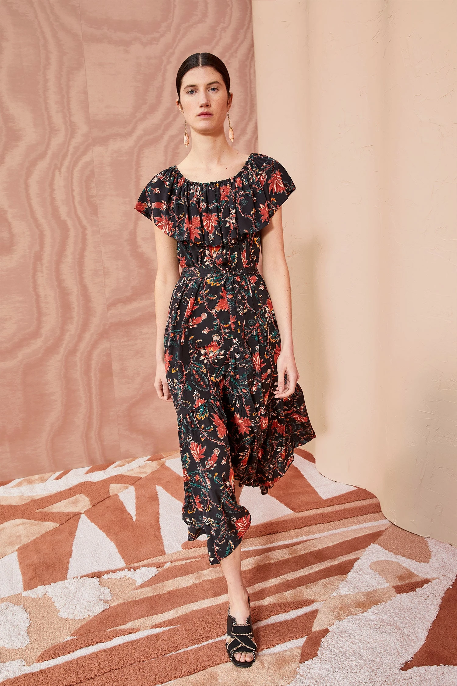 ULLA JOHNSON Skye Dress - Obsidian 1 ULLA JOHNSON Skye Dress - Obsidian