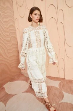 ULLA JOHNSON Sonali Gown - Ivory -Olivia Fashion Shop ULLA JOHNSON Sonali Gown IVORY 0141