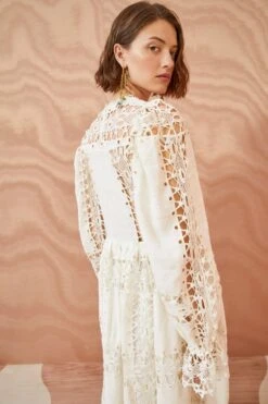 ULLA JOHNSON Sonali Gown - Ivory -Olivia Fashion Shop ULLA JOHNSON Sonali Gown IVORY 0210