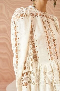 ULLA JOHNSON Sonali Gown - Ivory -Olivia Fashion Shop ULLA JOHNSON Sonali Gown IVORY 02 ALT