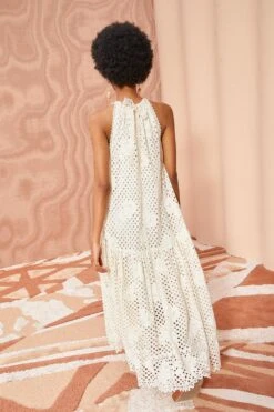 ULLA JOHNSON Stella Dress - Pearl 10 ULLA JOHNSON Stella Dress - Pearl -Olivia Fashion Shop ULLA JOHNSON Stella Dress PEARL 05