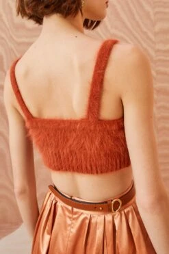 ULLA JOHNSON Taliah Bralette - Redwood -Olivia Fashion Shop ULLA JOHNSON Taliah Bralette REDWOOD 02 ALT