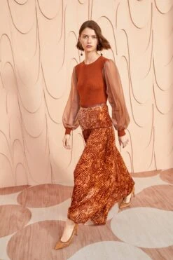 ULLA JOHNSON Willa Skirt - Sienna -Olivia Fashion Shop ULLA JOHNSON Willa Skirt SIENNA 0040
