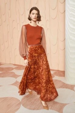 ULLA JOHNSON Willa Skirt - Sienna