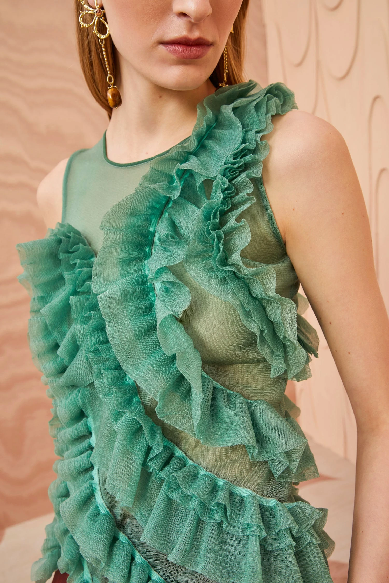 ULLA JOHNSON Winnifred Top - Jade 2 ULLA JOHNSON Winnifred Top - Jade - Image 2