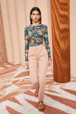 ULLA JOHNSON Wren Top - Delphinium -Olivia Fashion Shop ULLA JOHNSON Wren Top DELPHINIUM 03