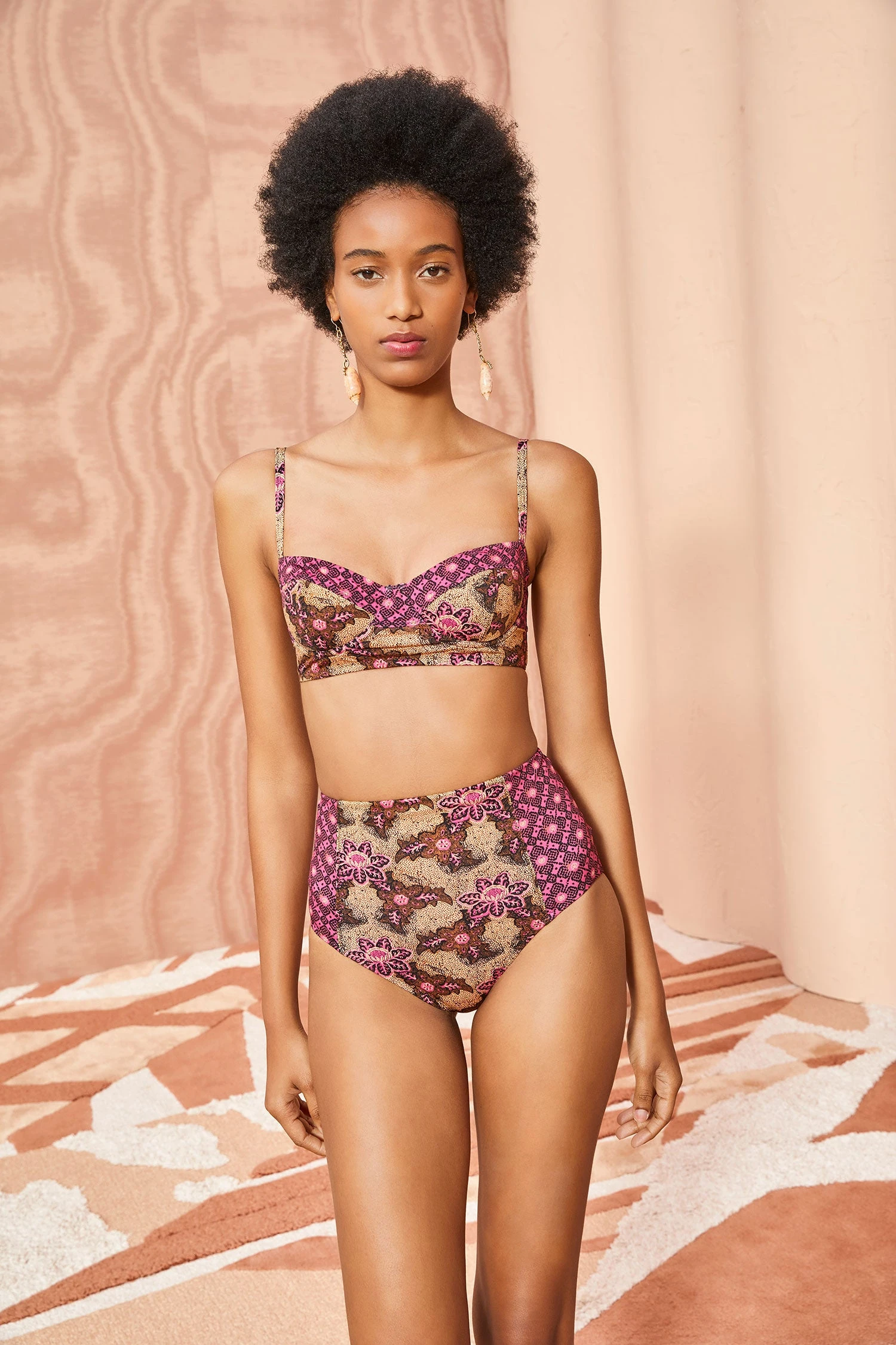 ULLA JOHNSON Zahara Bikini Top - Gladiola 1 ULLA JOHNSON Zahara Bikini Top - Gladiola