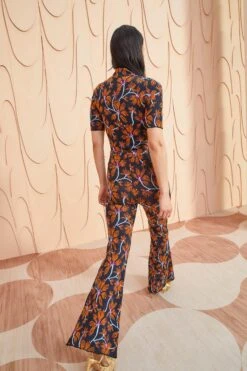 ULLA JOHNSON Zena Pant - Bellflower -Olivia Fashion Shop ULLA JOHNSON Zena Pant BELLFLOWER 03