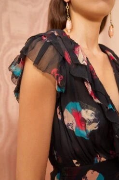 ULLA JOHNSON Zina Dress - Nocturne 9 ULLA JOHNSON Zina Dress - Nocturne -Olivia Fashion Shop ULLA JOHNSON Zina Dress NOCTURNE 05